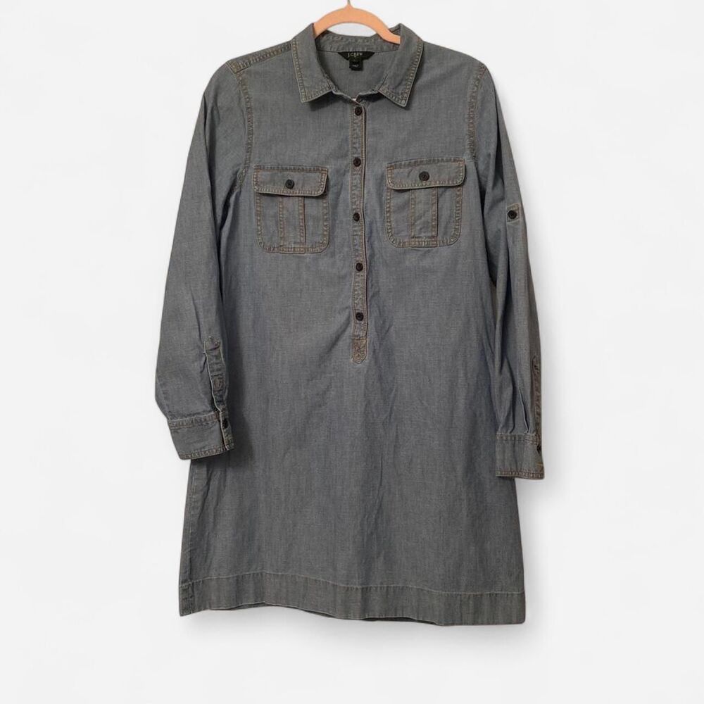 J.Crew JCREW Women's Blue Denim Dress